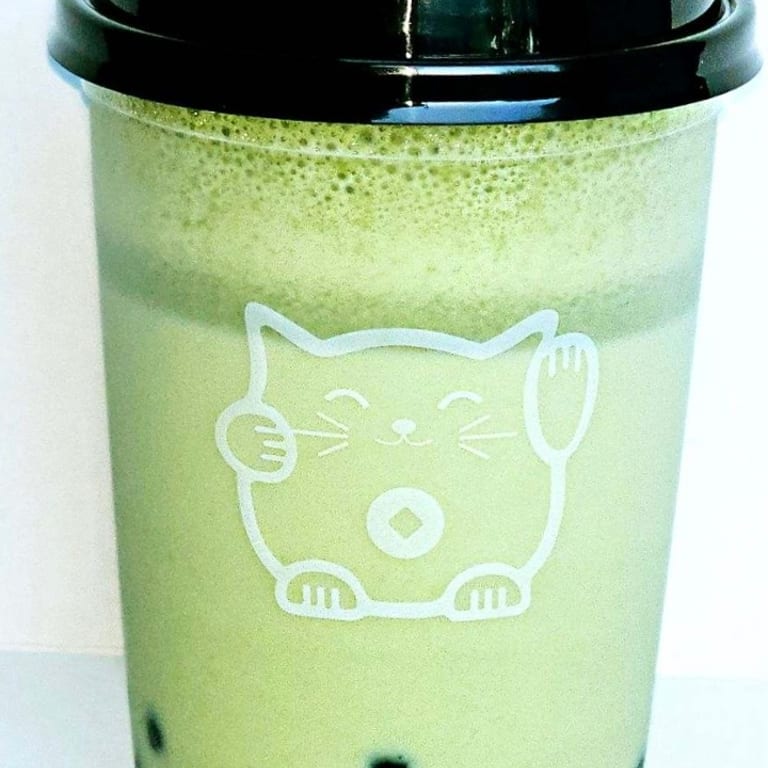 Indulge in our matcha boba